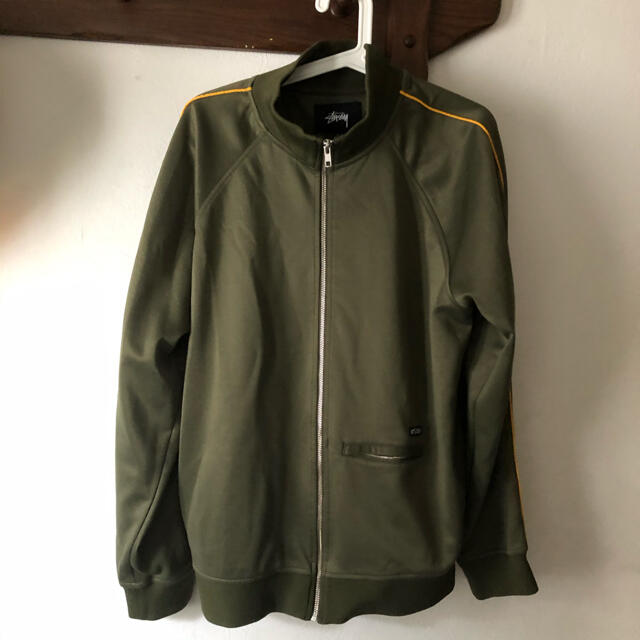 S74　60　　写真より緑　ステューシー　STUSSY　ジャージ　総柄　ロゴ