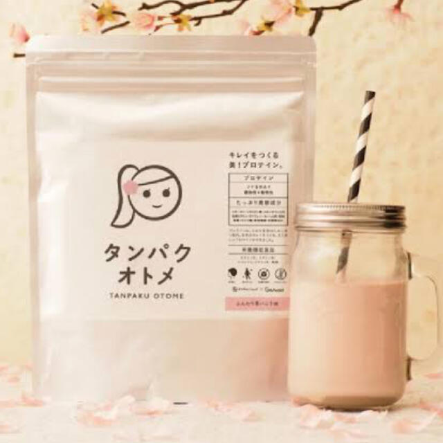 タマチャンショップ　ふんわり春バニラ　3スクープ使用済み 食品/飲料/酒の健康食品(プロテイン)の商品写真