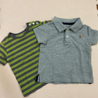 ベビーギャップ(babyGAP)の<GAP>半袖ポロシャツ&<アニエスベー>Ｔシャツ　２点セット(Ｔシャツ)