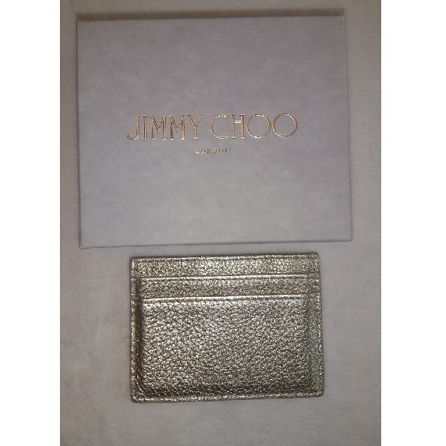 JIMMY CHOO(ジミーチュウ)の［極美］品箱付 JIMMY CHOO ジミーチュウ カードケース  スタッズ レディースのファッション小物(名刺入れ/定期入れ)の商品写真