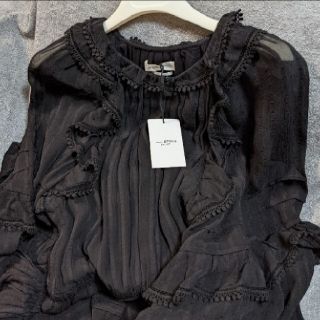 イザベルマラン(Isabel Marant)の新品 イザベルマラン ビスコース レースコンビ ロングワンピース(ロングワンピース/マキシワンピース)