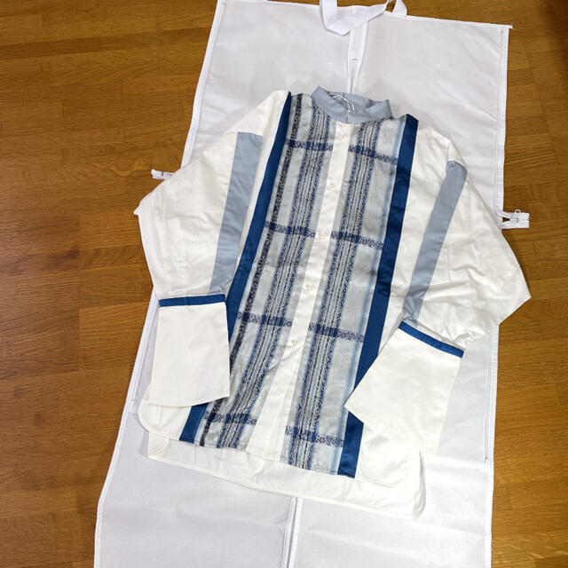 mame(マメ)の新品 mame Floral Stripe Jacquard Shirt  マメ レディースのトップス(シャツ/ブラウス(長袖/七分))の商品写真