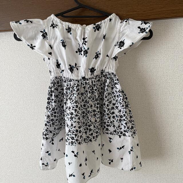 petit main(プティマイン)のpetit main 90 ワンピース　花柄 キッズ/ベビー/マタニティのキッズ服女の子用(90cm~)(ワンピース)の商品写真