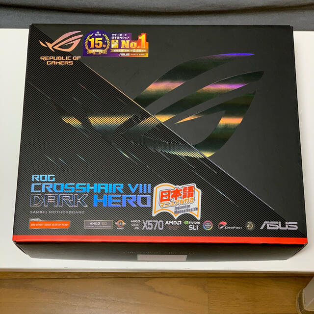 ROG AMD X570 Crosshair VIII Dark Hero 新品2021年3月状態