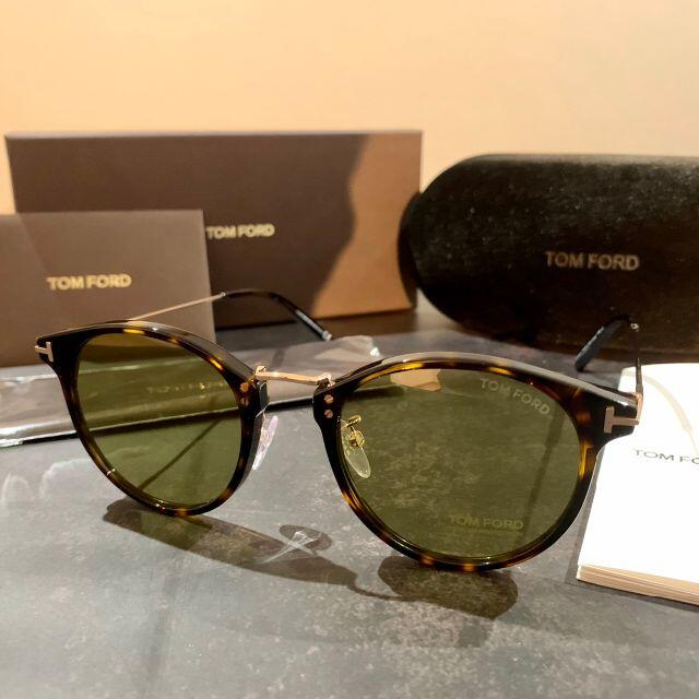 トムフォード 未使用 TOMFORD サングラス スクエア ハバナ+