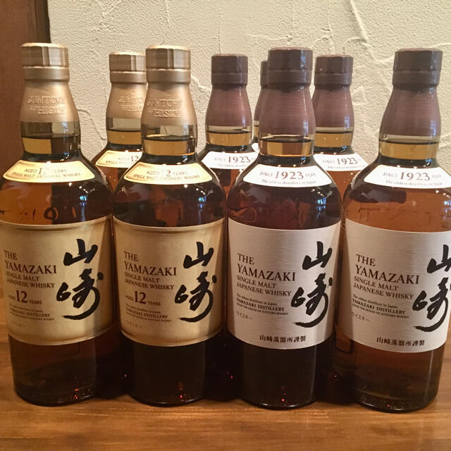 山崎12年 700ml 3本、山崎NA 700ml 5本