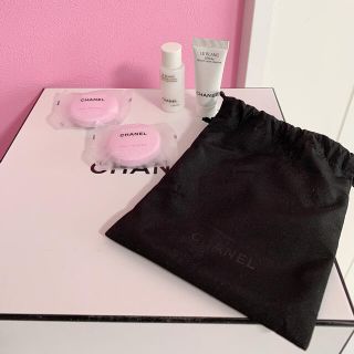 シャネル(CHANEL)の値下CHANELバスタブレットChanceルブランサンプル巾着セット(入浴剤/バスソルト)