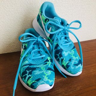 ナイキ(NIKE)の【お値下げ】ナイキ タンジュン スポーツ　カモフラージュ　グリーン　W(スニーカー)