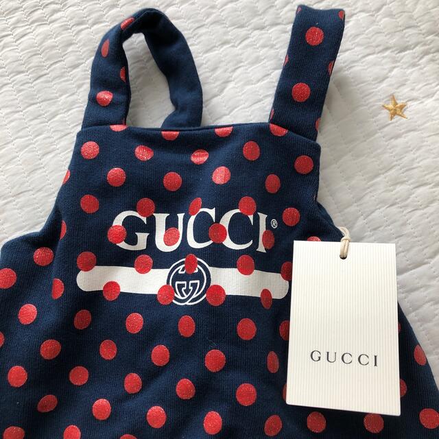 Gucci(グッチ)のGUCCI BABY ♡ オーバーオール キッズ/ベビー/マタニティのベビー服(~85cm)(ロンパース)の商品写真