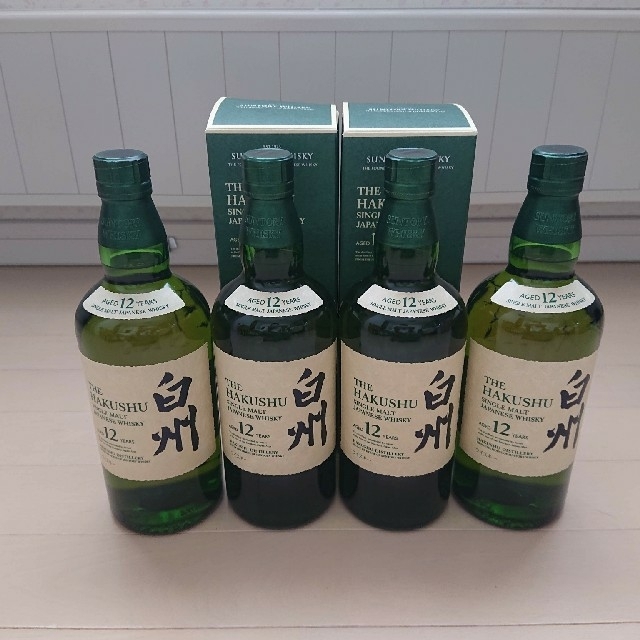 海外限定】 白州12年 箱あり×2 箱なし×2 ウイスキー - www