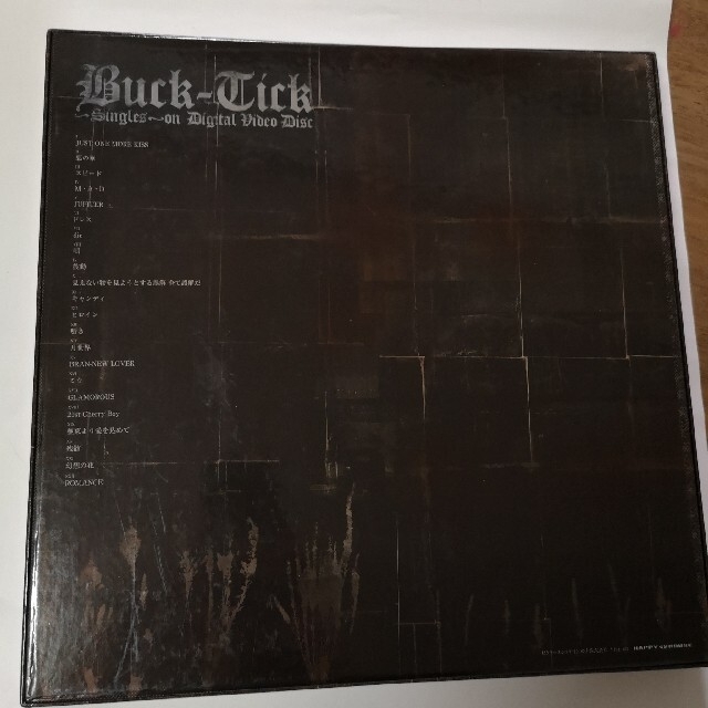 BUCK-TICK Singles on Digital Video Disc