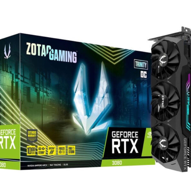 ZOTAC GAMING RTX 3080 Trinity OCPC/タブレット