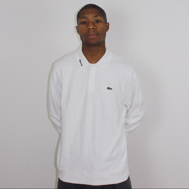 Supreme/LACOSTE L/S Jersey Polo 3 - Tシャツ/カットソー(七分/長袖)