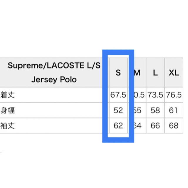 Supreme/LACOSTE L/S Jersey Polo 3 - Tシャツ/カットソー(七分/長袖)