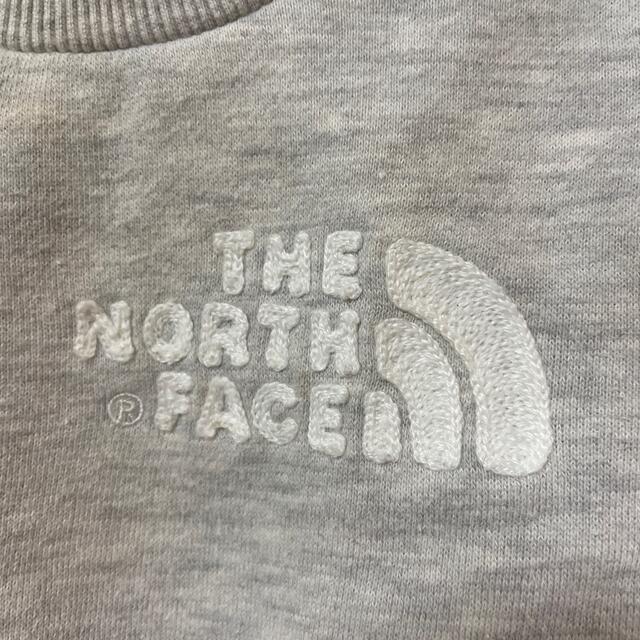 THE NORTH FACE(ザノースフェイス)のノースフェイス　ベビー　裏起毛　スウェット　80 キッズ/ベビー/マタニティのベビー服(~85cm)(トレーナー)の商品写真