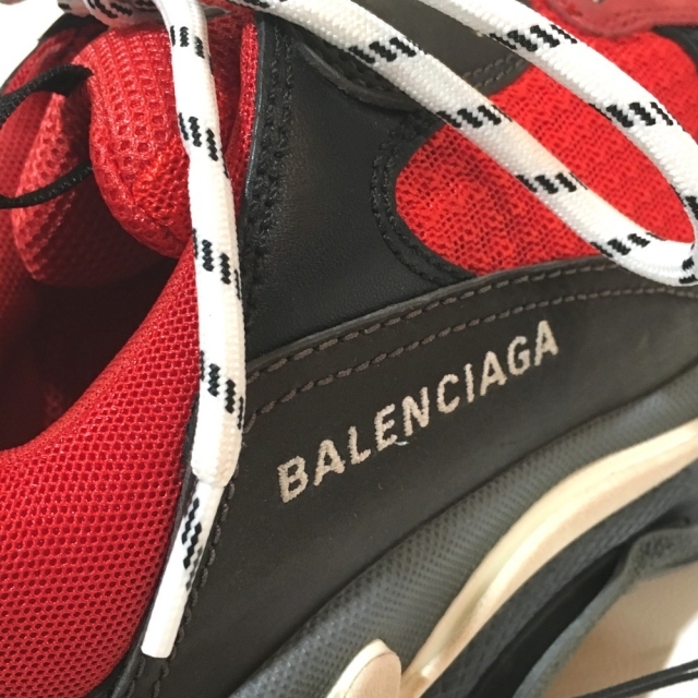 Balenciaga(バレンシアガ)のバレンシアガ BALENCIAGA Triple S shoes 516440 トリプルS トレーナー スニーカー キャンバス ルージュ ルージュ/ノアール 未使用 メンズの靴/シューズ(スニーカー)の商品写真