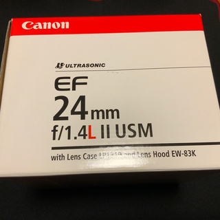 キヤノン(Canon)のEF 24mm f1.4 L II USM(レンズ(単焦点))