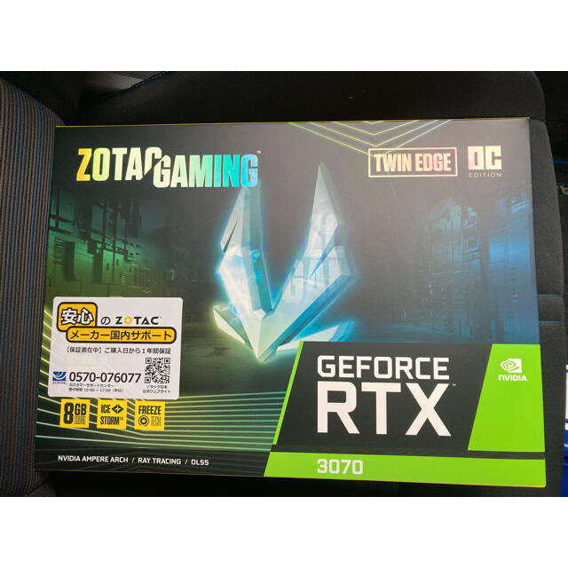 割引 RTX GeForce ZOTAC 3070 OC Edge Twin PCパーツ