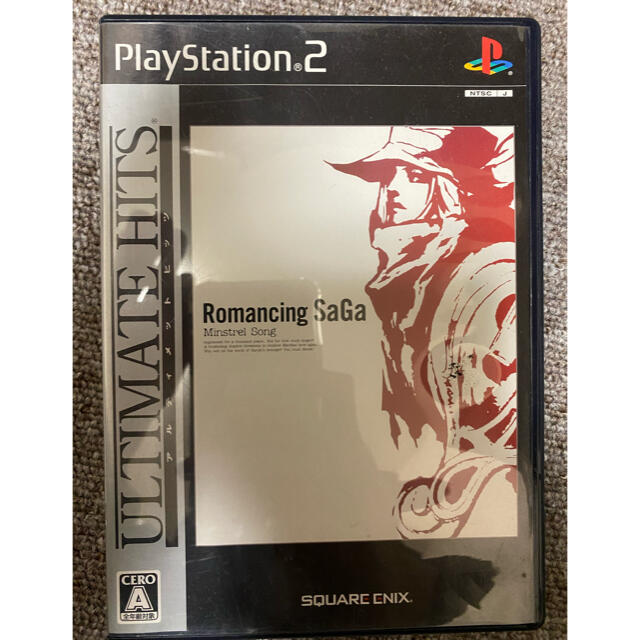 SQUARE ENIX(スクウェアエニックス)のPS2 ロマンシングサガ ミンストレルソング エンタメ/ホビーのゲームソフト/ゲーム機本体(家庭用ゲームソフト)の商品写真