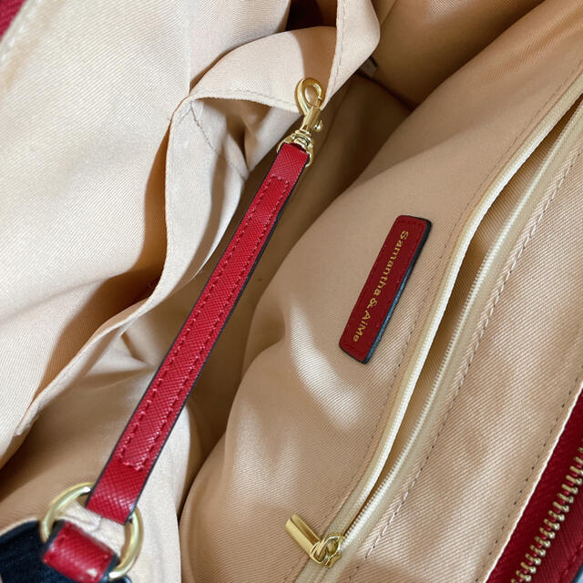 Samantha Thavasa(サマンサタバサ)のサマンサ&アイミー　ハンド・ショルダーバッグ　レッド レディースのバッグ(ショルダーバッグ)の商品写真