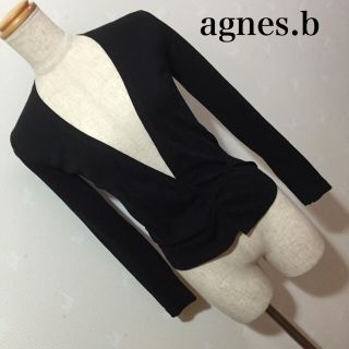 アニエスベー(agnes b.)のagnes.b アニエスベー サムエ風 カーディガン(カーディガン)