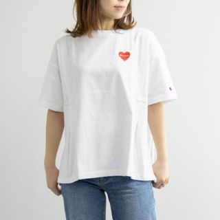 チャンピオン(Champion)のチャンピオン　Tシャツ　ハート　白&黒2点セット(Tシャツ(半袖/袖なし))