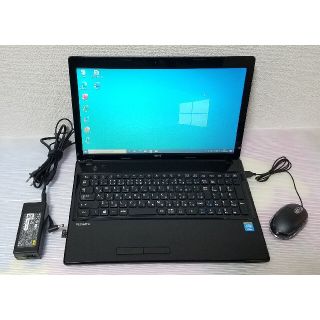 エヌイーシー(NEC)のNEC ノートパソコン Windows10 エクセル ワード DVDマルチ(ノートPC)