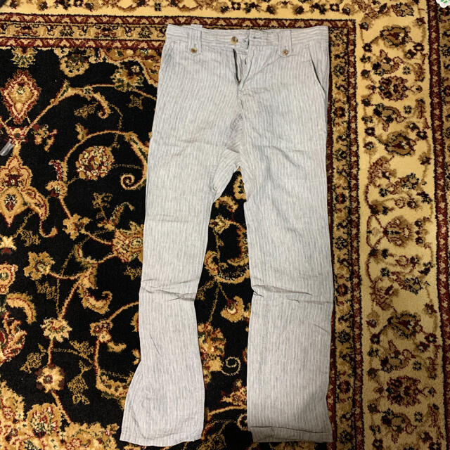 edwinahorl8/20迄発送可 Paul Smith 麻 Pants Stripe M