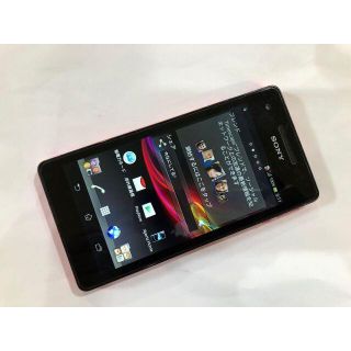 ソニー(SONY)の専用　au Xperia VL SOL21   ピンク　ジャンク品（初期化済）(スマートフォン本体)