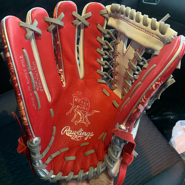 Rawlings(ローリングス)の値下げしました！外野手用一般軟式野球グローブ スポーツ/アウトドアの野球(グローブ)の商品写真