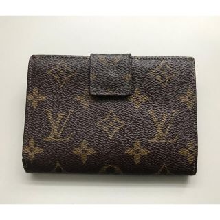 ルイヴィトン(LOUIS VUITTON)の正規品 ルイヴィトン がま口付き 折り財布 男女(財布)