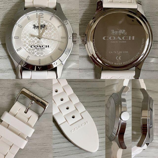 COACH(コーチ)の【大きく目立ったキズなし❣️】コーチ 腕時計 ラバーベルト レディースのファッション小物(腕時計)の商品写真