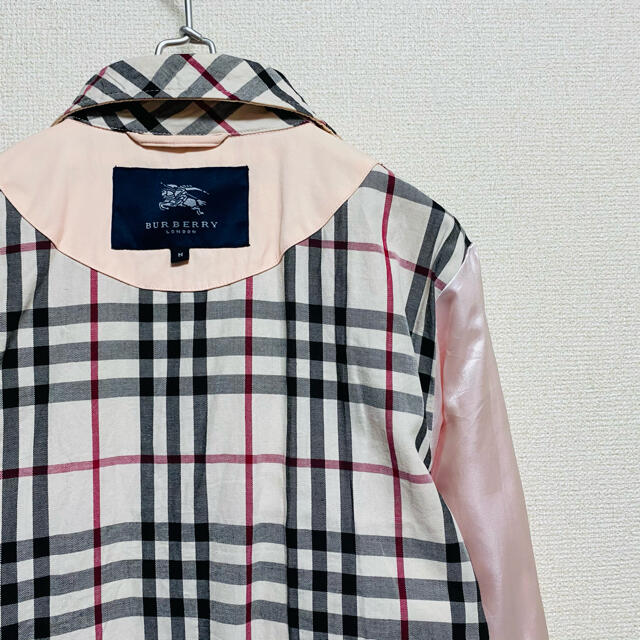 BURBERRY(バーバリー)の一点物　Burberry London　ペールカラー　ノバチェック　ジャケット レディースのジャケット/アウター(ブルゾン)の商品写真