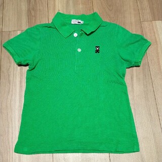 ダブルビー(DOUBLE.B)のダブルＢのグリーンのポロシャツ　120(Tシャツ/カットソー)