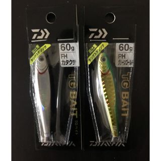 ダイワ(DAIWA)のダイワ TGベイト60g PHグリーンゴールドショアジギングタングステンカタクチ(ルアー用品)