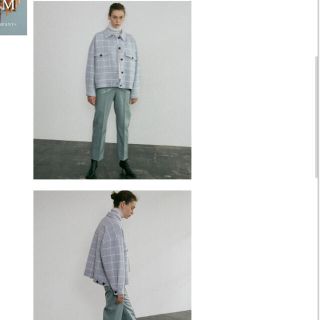 LE CIEL BLEU - ルシェルブルー チェックジャケット check shirt