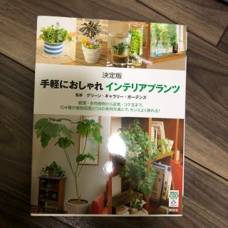 手軽におしゃれインテリアプランツ 観葉・多肉植物から盆栽・コケ玉まで、１０４種の(趣味/スポーツ/実用)