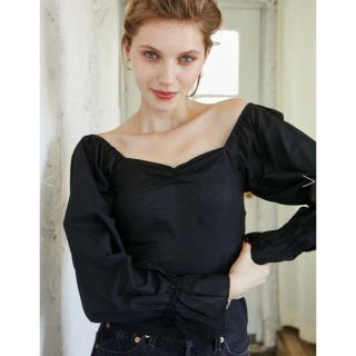 アメリヴィンテージ(Ameri VINTAGE)のmangata Heartneck blouse(シャツ/ブラウス(長袖/七分))