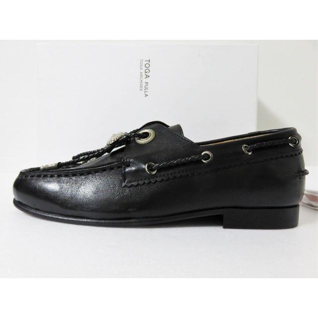 TOGA(トーガ)の定価5.8万 TOGA PULLA Concho deck shoes 35 レディースの靴/シューズ(スリッポン/モカシン)の商品写真