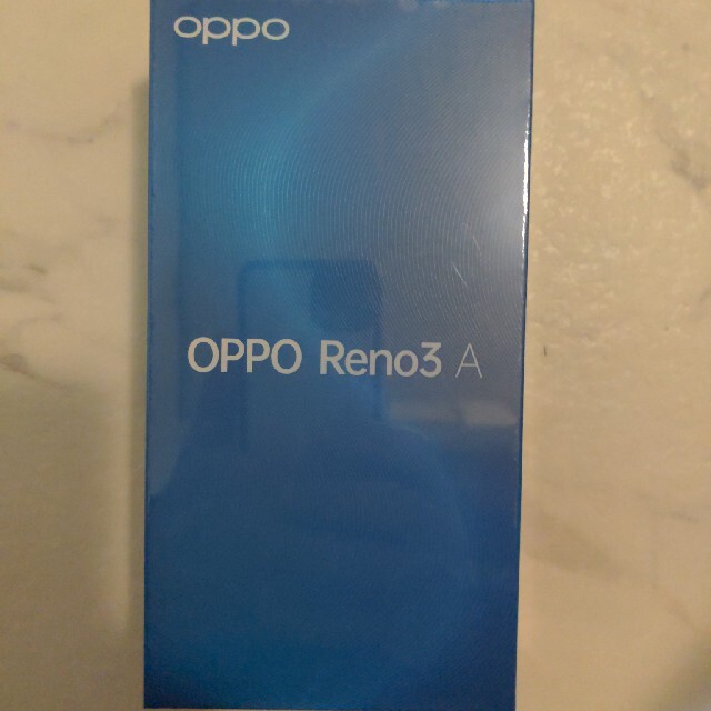 OPPO(オッポ)のOPPO Reno3 A　ホワイト　新品未開封 スマホ/家電/カメラのスマートフォン/携帯電話(スマートフォン本体)の商品写真