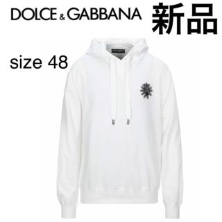 ドルチェアンドガッバーナ(DOLCE&GABBANA)の【★最終価格★新品】DOLCE&GABBANA セイクリッドハート刺繍パーカー(スウェット)