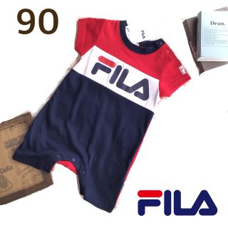 フィラ(FILA)の【90】FILA フィラ 切替え 半袖 カバーオール(その他)