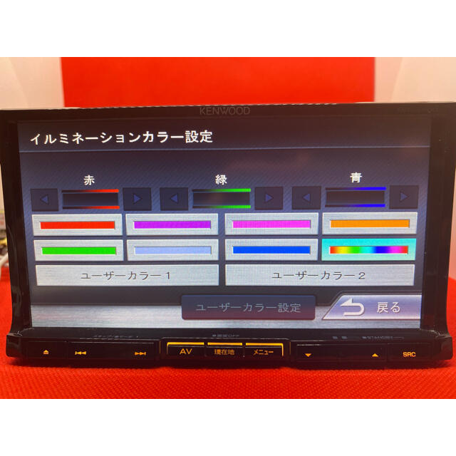 KENWOOD MDV-L500 最新地図更新済み　フルセグ　動作確認済み