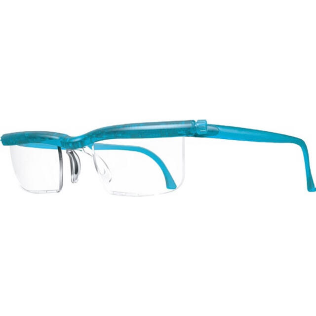 【新品】ドゥーアクティブ 老眼鏡 シニアグラス 度数調節 UVカット　エメラルド