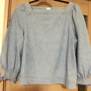 ギャップ(GAP)のレディース 長袖カットソー ブラウス 美品(カットソー(長袖/七分))