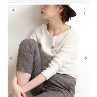 イエナ(IENA)の 【AURALEE 】IENA 別注ボートネックTシャツ◆ タグ付き新品(カットソー(長袖/七分))