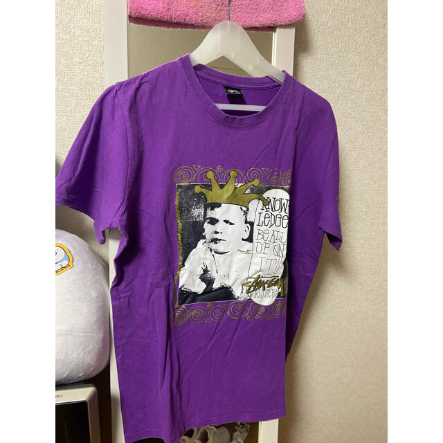 STUSSY(ステューシー)の★レアカラー★ STUSSY ステューシー Tシャツ XL ビッグサイズ 紫 メンズのトップス(Tシャツ/カットソー(半袖/袖なし))の商品写真