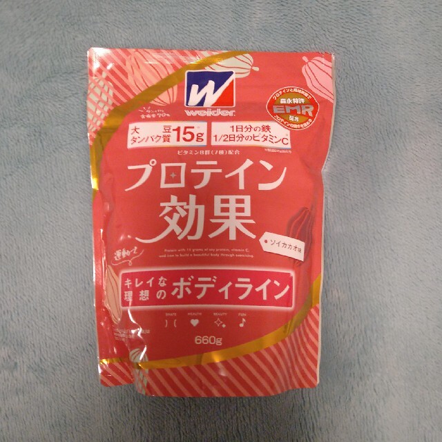 weider(ウイダー)のウイダー　プロテイン効果　ソイカカオ味　660ｇ 食品/飲料/酒の健康食品(プロテイン)の商品写真