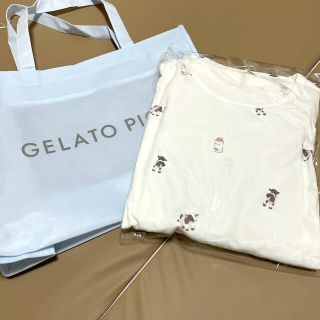 ジェラートピケ(gelato pique)のジェラートピケ　2021福袋　牛柄上下ルームウェア(ルームウェア)