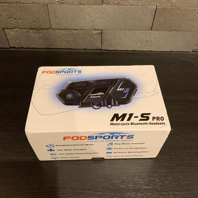 装備/装具Fodsports M1-S Bluetooth インカム 2個セット 8人対応